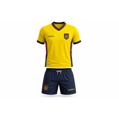 2026 World Cup Kids  Ecuador Home Jersey  Childrens Size 01