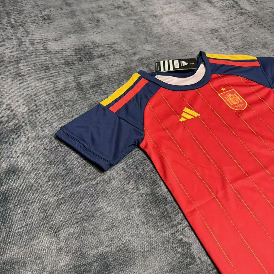2026 World Cup Kids  Spain Home Jersey Childrens Size