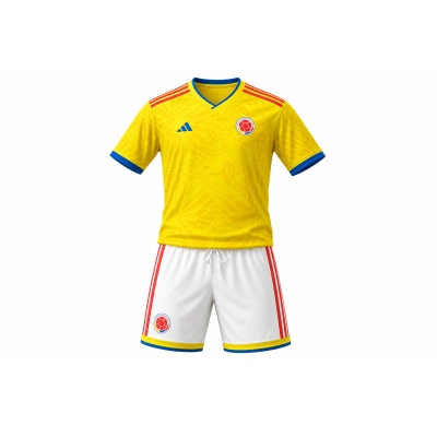 2026 World Cup Kids Colombia home jersey  01