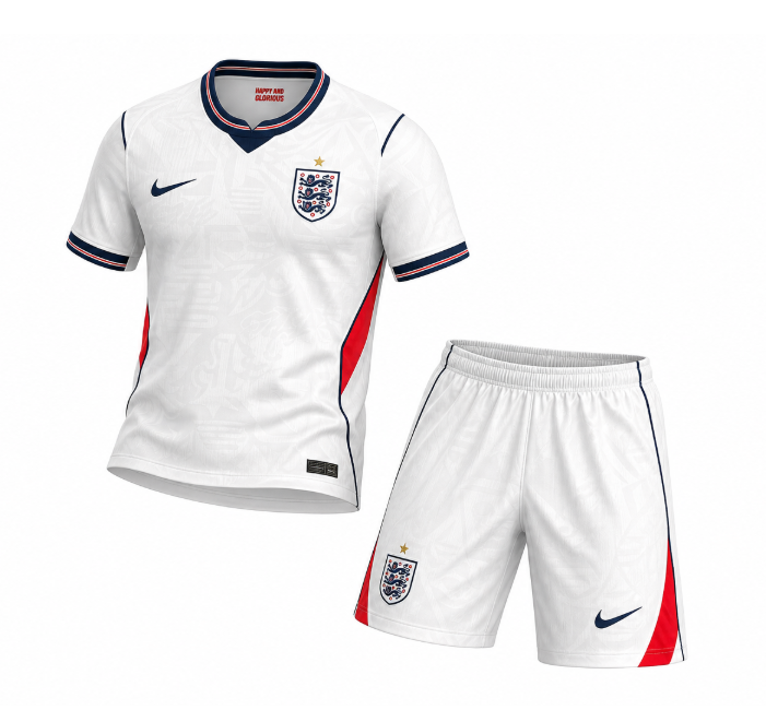 2026 World Cup Kids England Home  Childrens Size