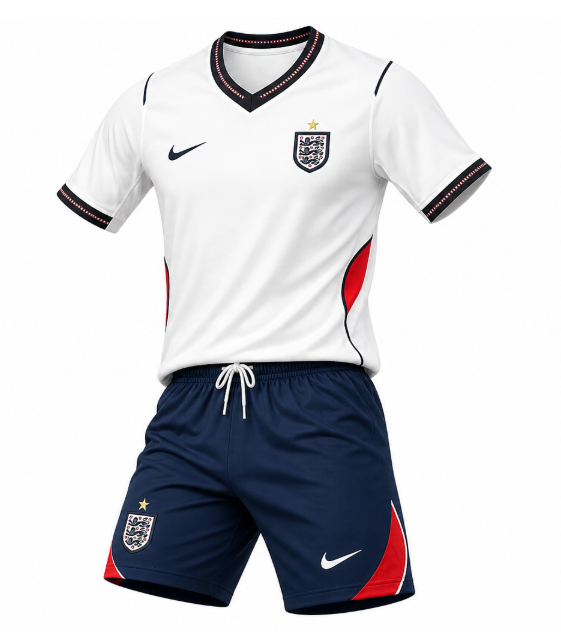 2026 World Cup Kids England home Jersey Childrens Size