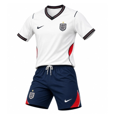 2026 World Cup Kids England home Jersey Childrens Size 01