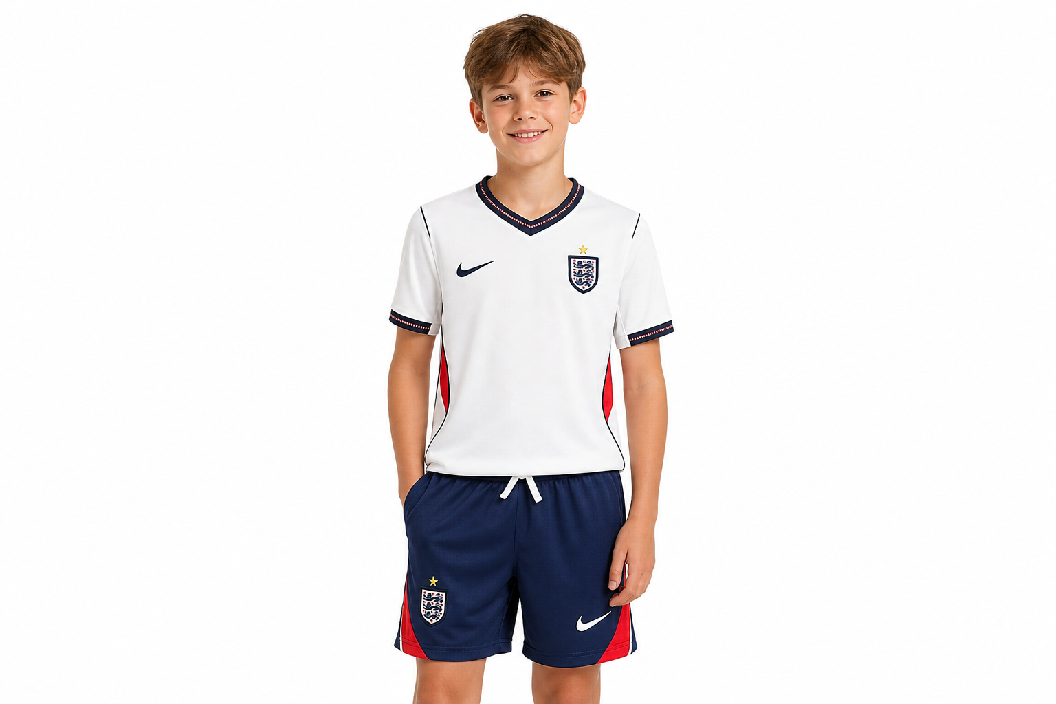 2026 World Cup Kids England home Jersey Childrens Size