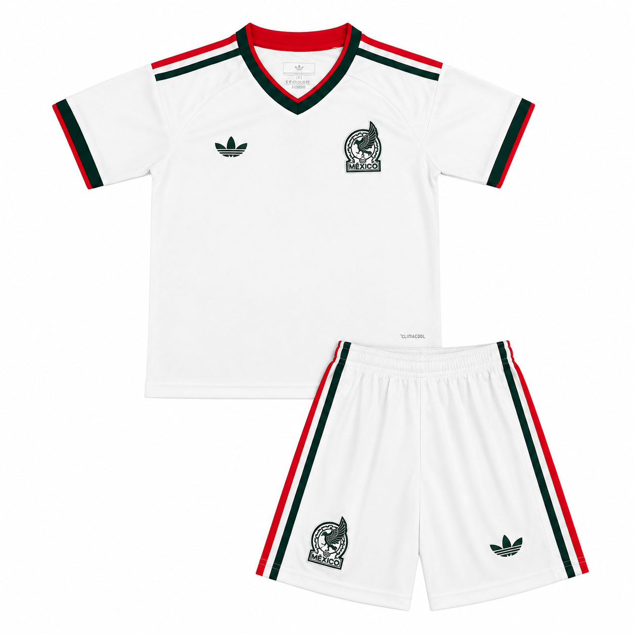 Maillot extérieur du Mexique pour enfants de la Coupe du monde 2026, taille enfant