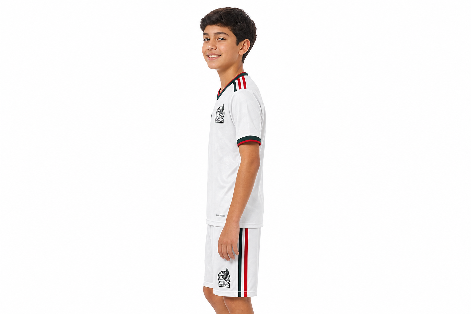Maillot extérieur du Mexique pour enfants de la Coupe du monde 2026, taille enfant
