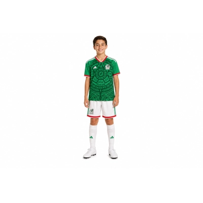 2026 World Cup Kids Mexico Home Jersey  Children's Size 02
