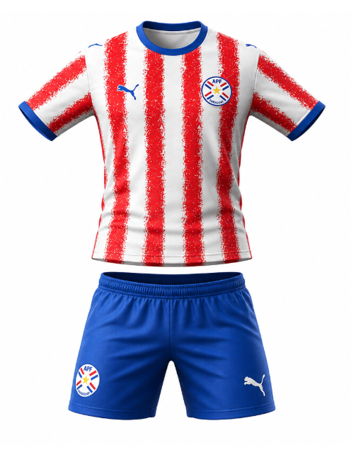 2026 World Cup Kids Paraguay Home  Childrens Sizes