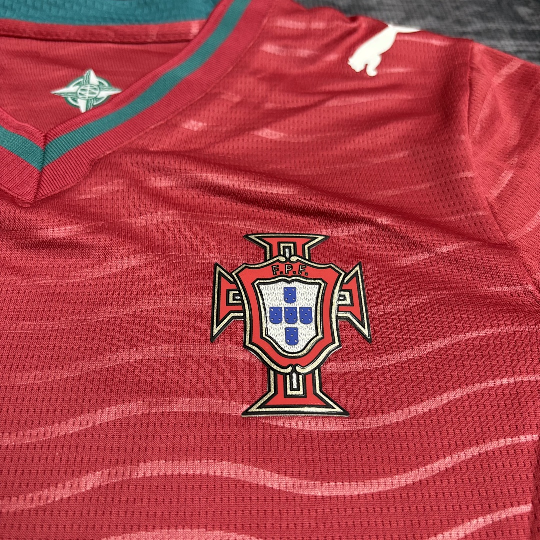 2026 World Cup Kids Portugal home jersey sizes Childrens Size