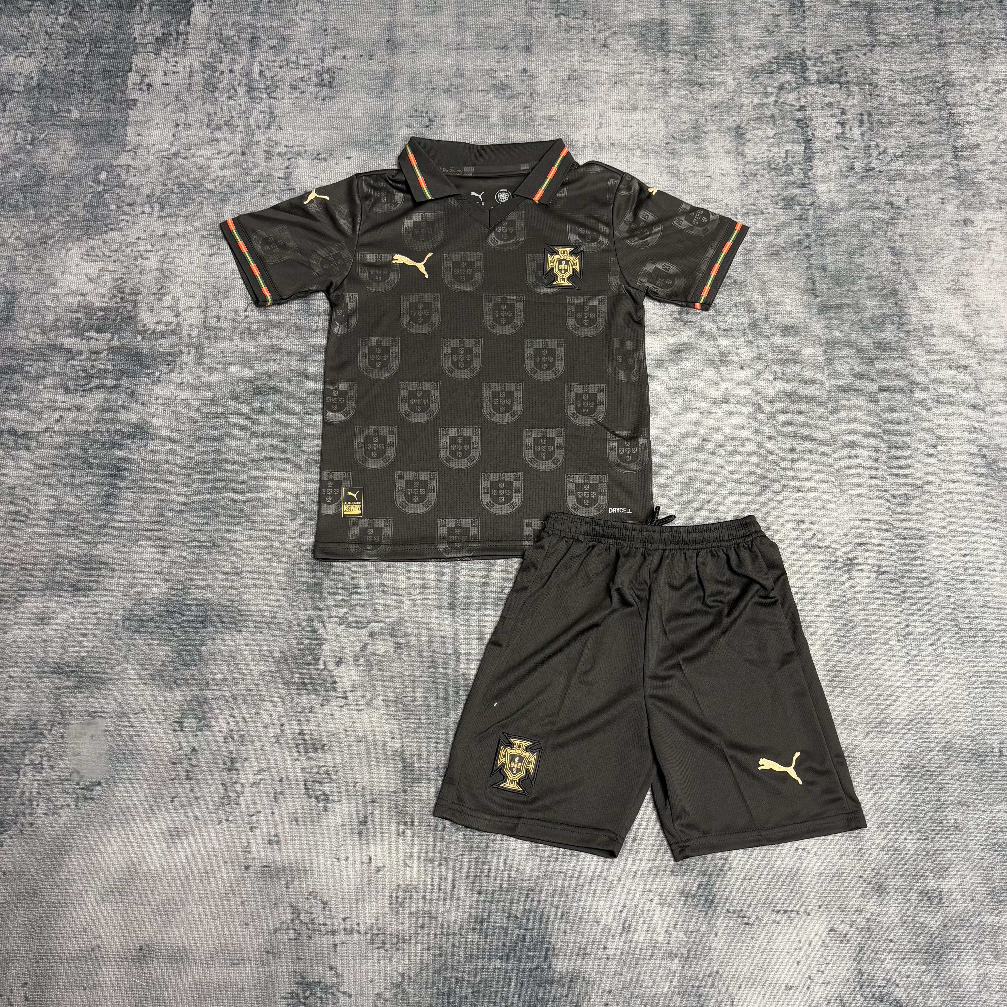 2026 World Cup Kids Portugal Special Edition Black Jersey  