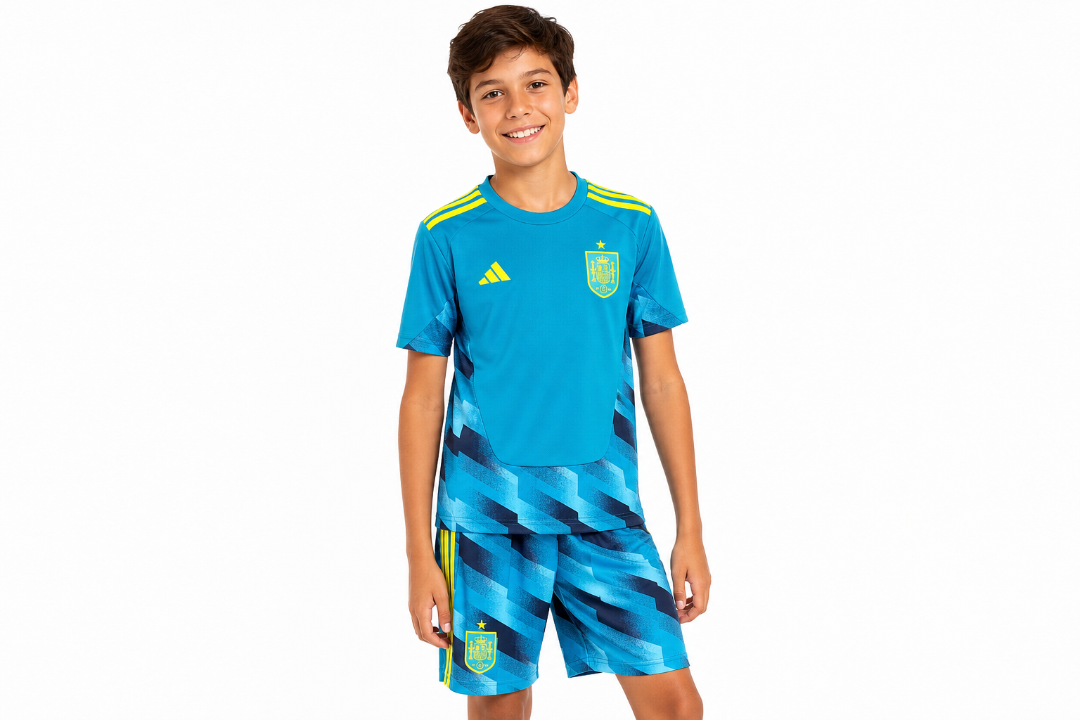 2026 World Cup Kids Spain goalkeeper Jersey Childrens Size