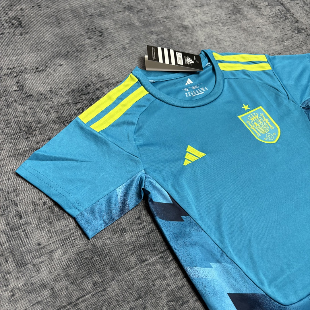 2026 World Cup Kids Spain goalkeeper Jersey Childrens Size