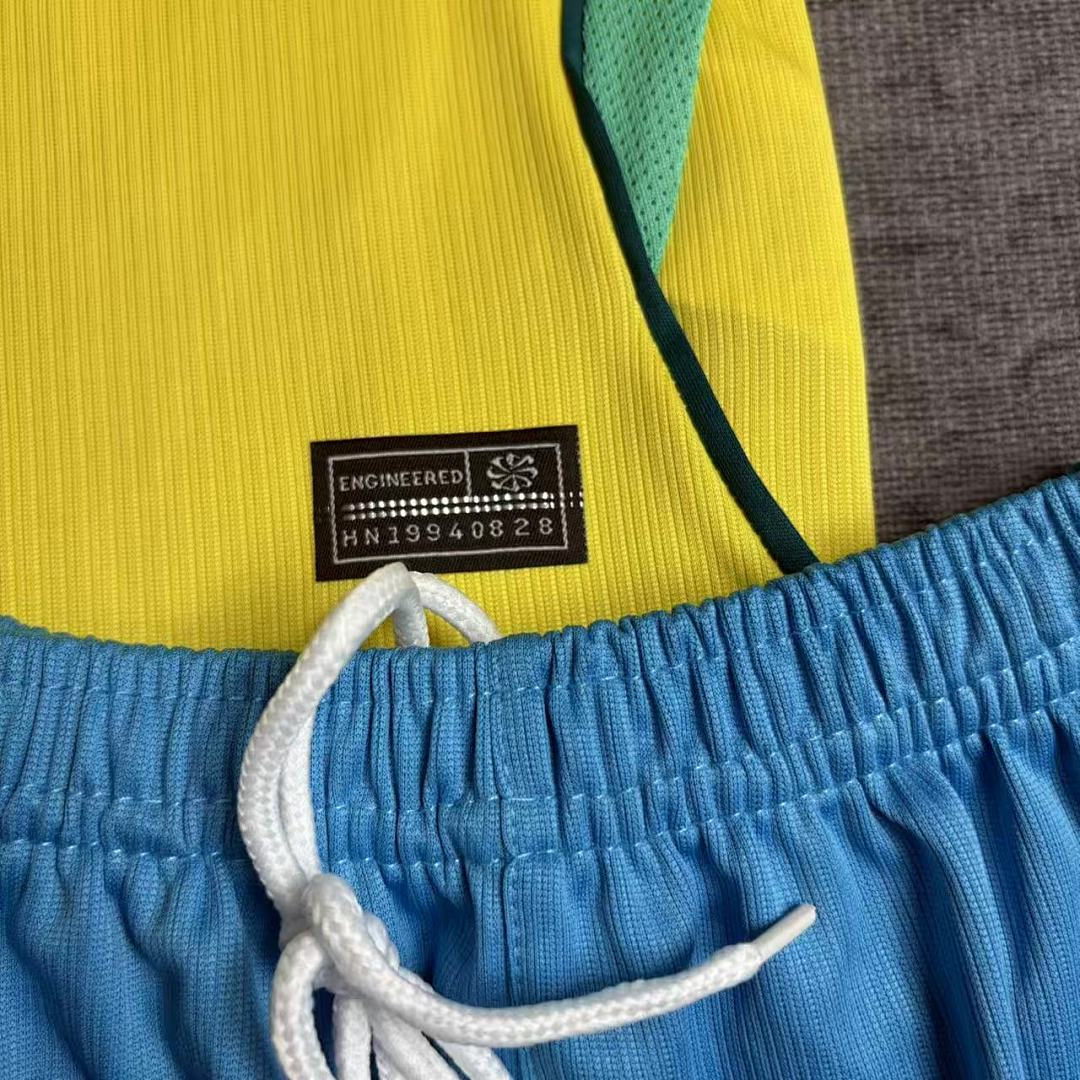 2026 World Cup KidsBrazil Home Jersey Children's Size