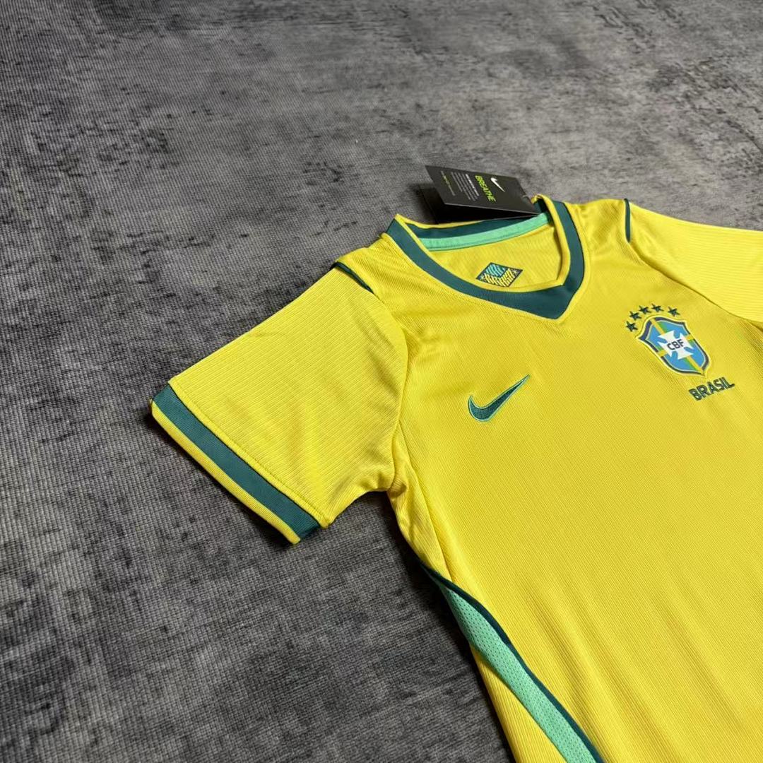 2026 World Cup KidsBrazil Home Jersey Children's Size