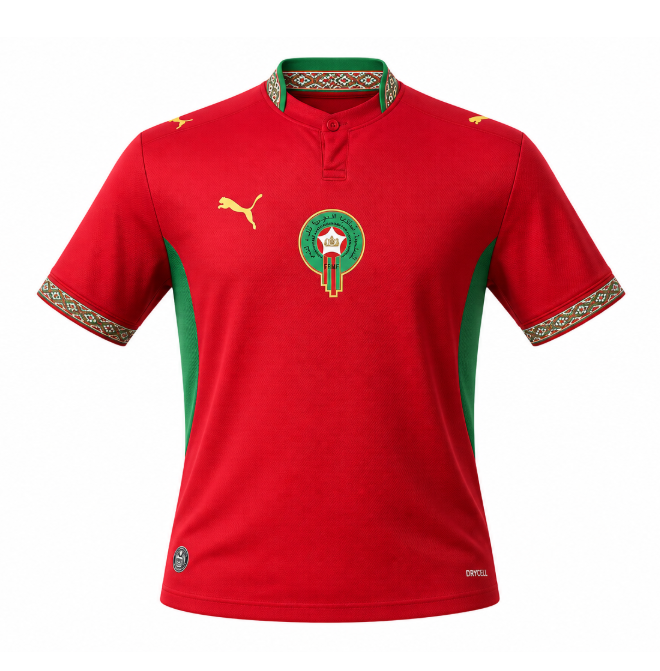 2026 World Cup Morocco Home Jersey Mens Size