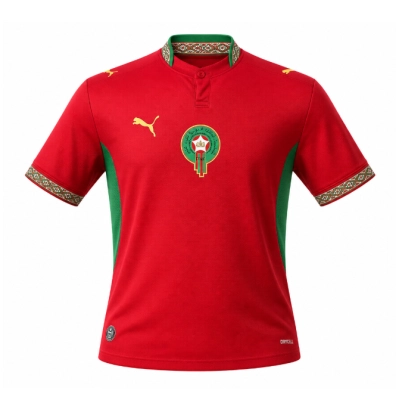 2026 World Cup Morocco Home Jersey Mens Size 01