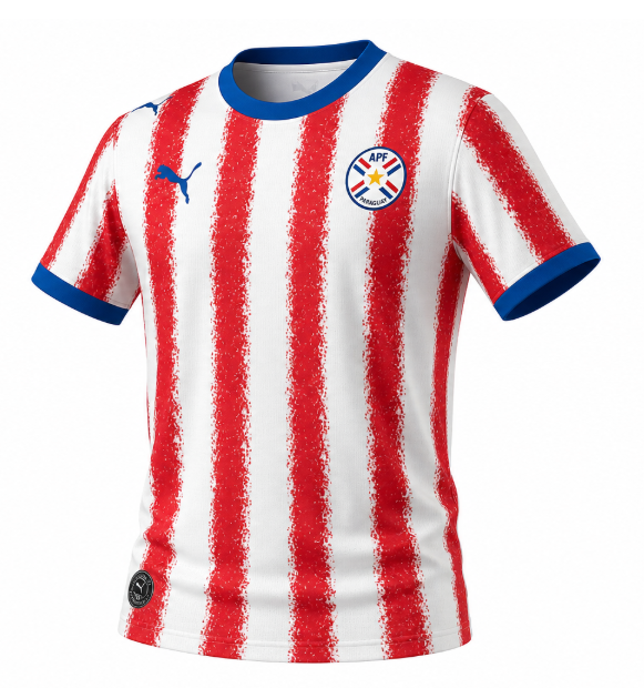 2026 World Cup Paraguay Home Jersey Mens Size