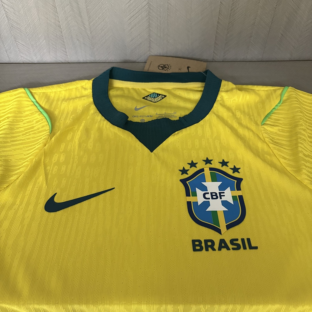 2026 World Cup Player Edition Brazil Home Jersey Men's Size