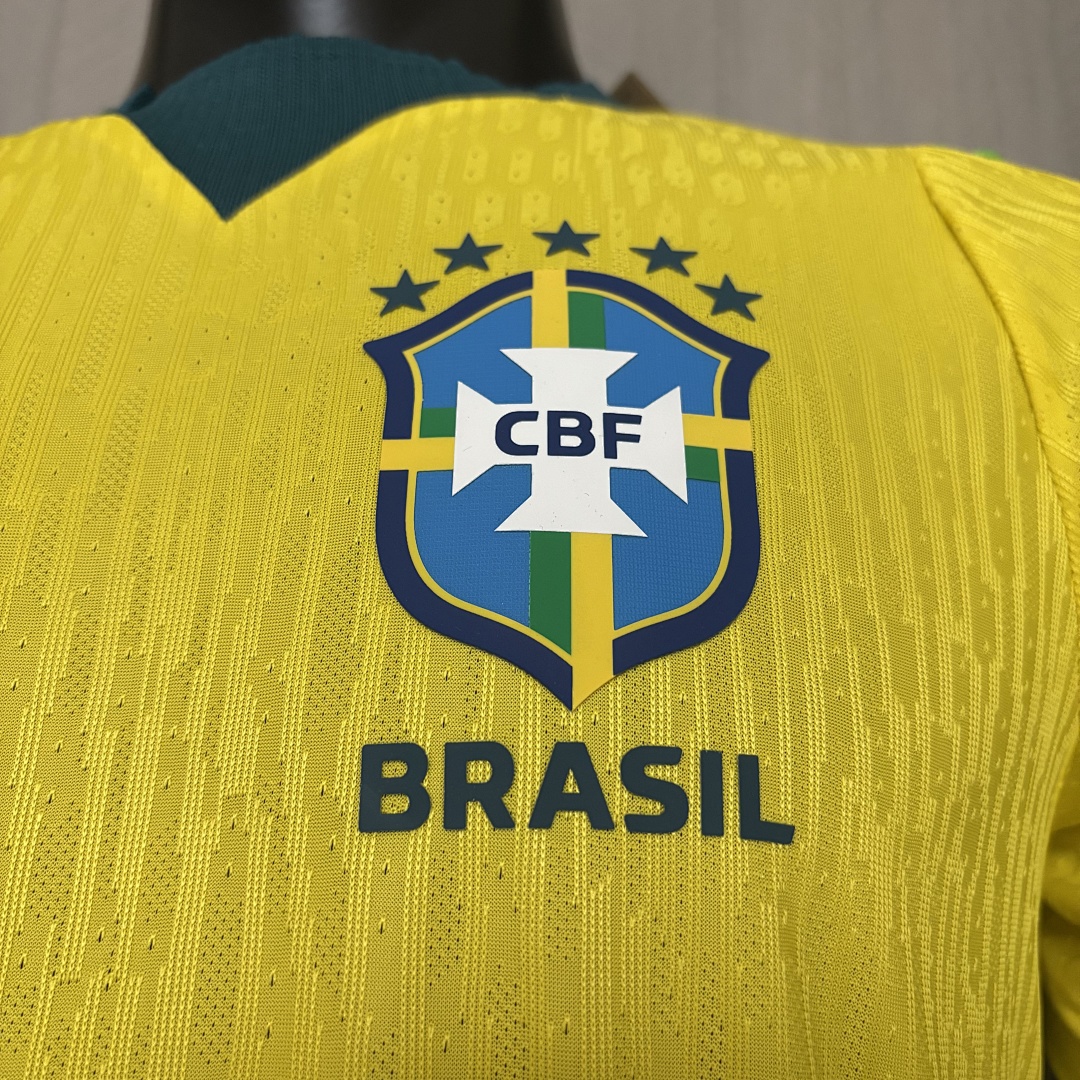 2026 World Cup Player Edition Brazil Home Jersey Men's Size