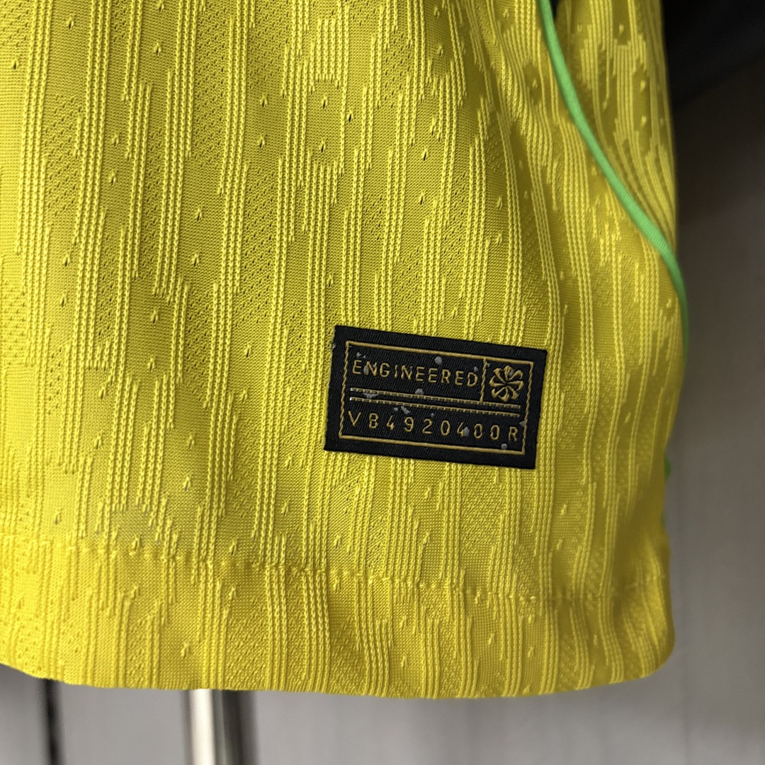 2026 World Cup Player Edition Brazil Home Jersey Men's Size