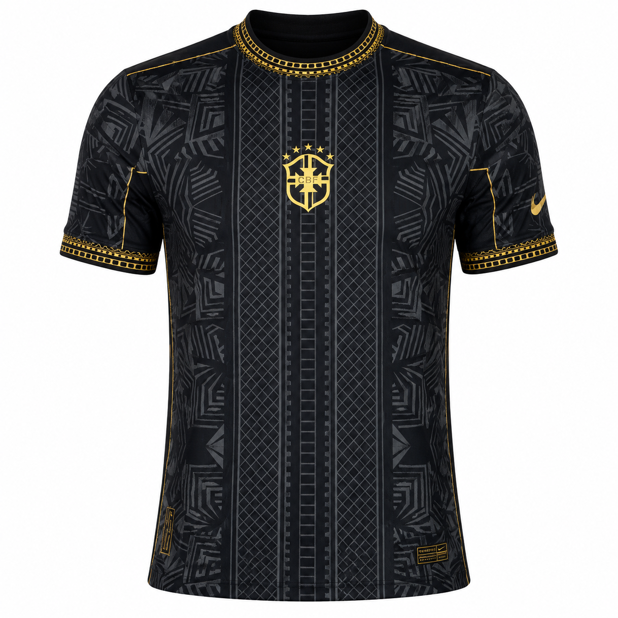 2026 World Cup Player Edition Brazil Special Edition Black Jersey Men's Size