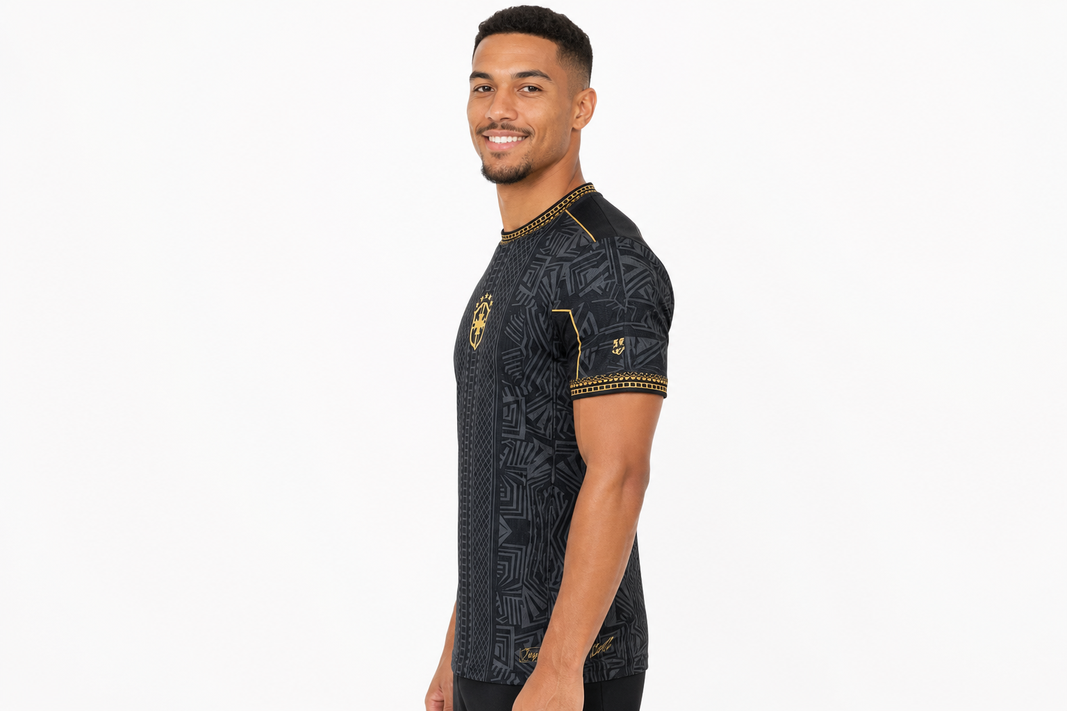 2026 World Cup Player Edition Brazil Special Edition Black Jersey Men's Size