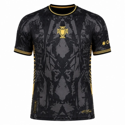 2026 World Cup Player Edition Portugal Special Edition Black Jersey 01