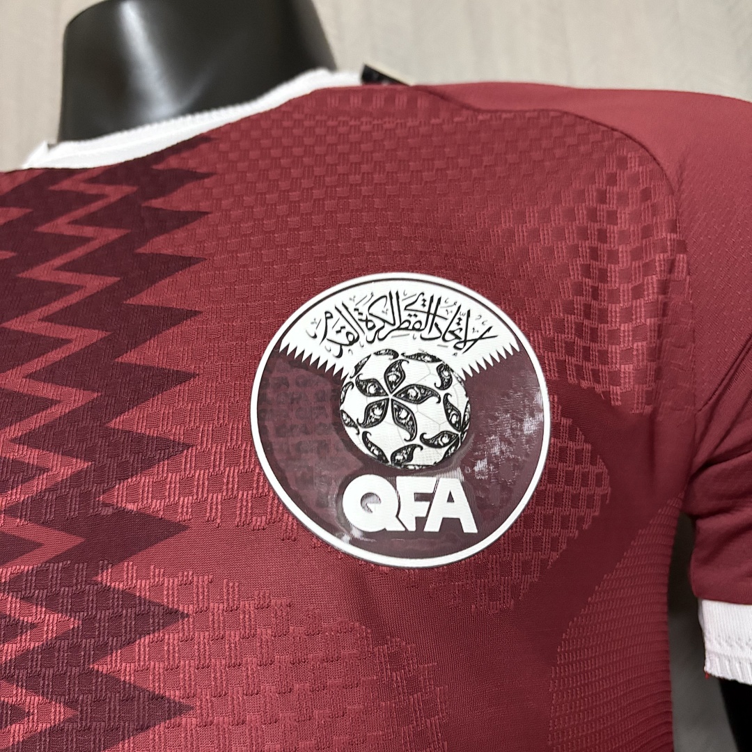 2026 World Cup Player Edition Qatar Home Jersey Men's Size