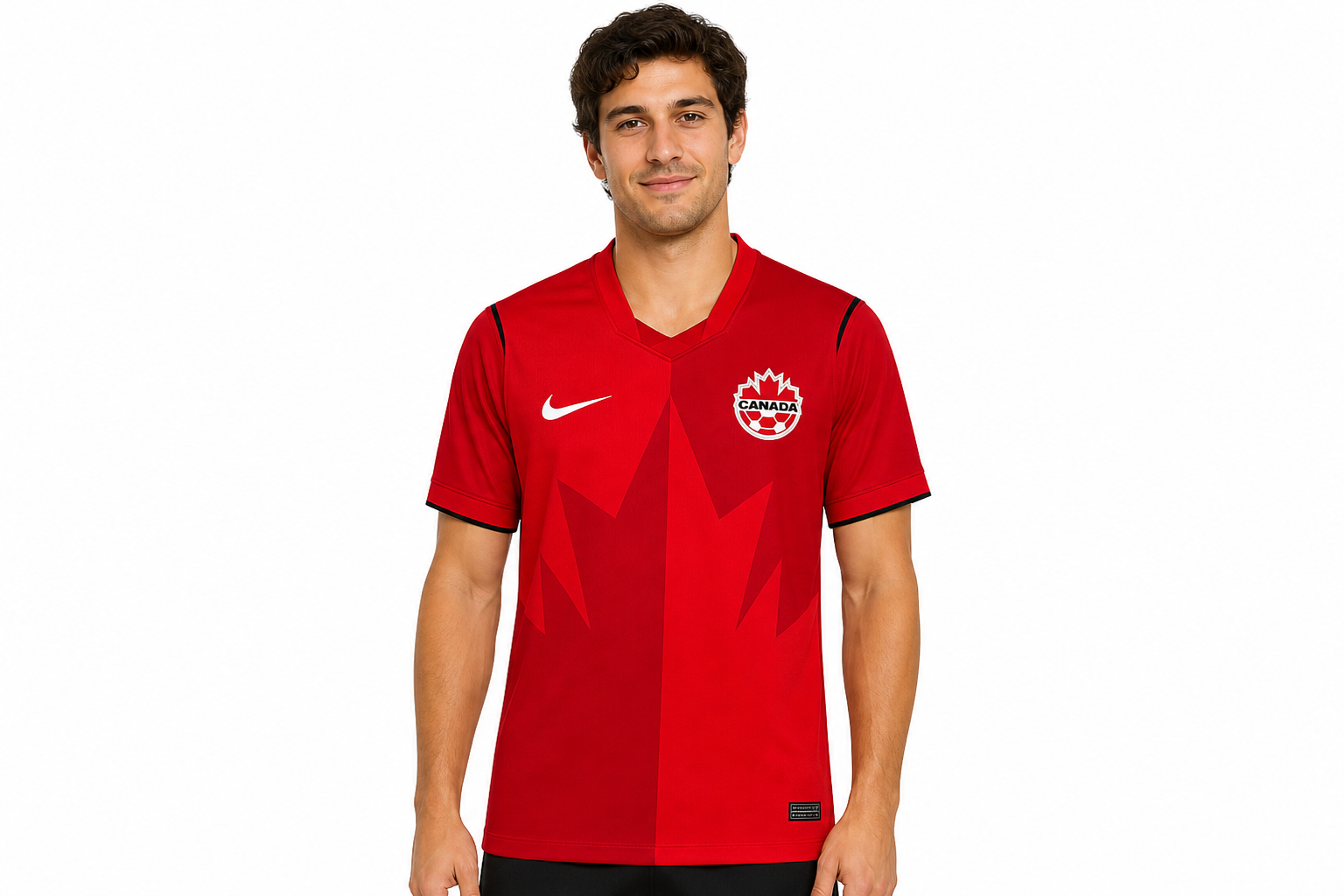 Camisa titular do Canadá para a Copa do Mundo de 2026, versão 2, tamanho masculino