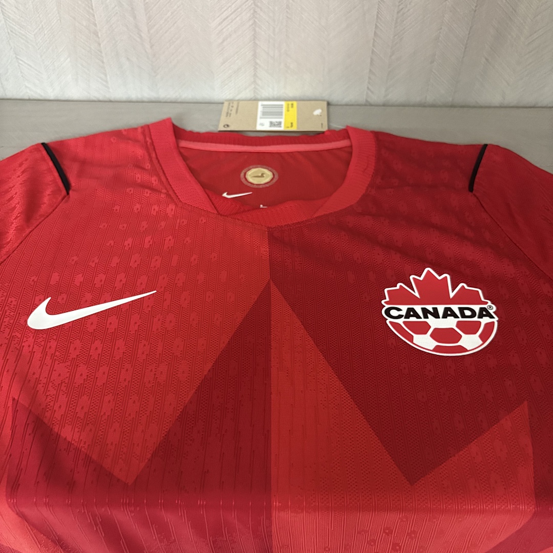 Camisa titular do Canadá para a Copa do Mundo de 2026, versão 2, tamanho masculino