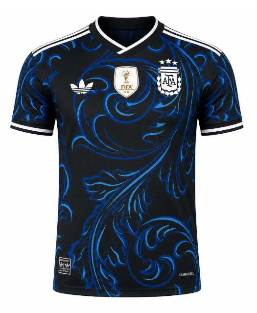 2026 World Cup Player Version Argentina Away Patch World Cup Jersey Mens Size
