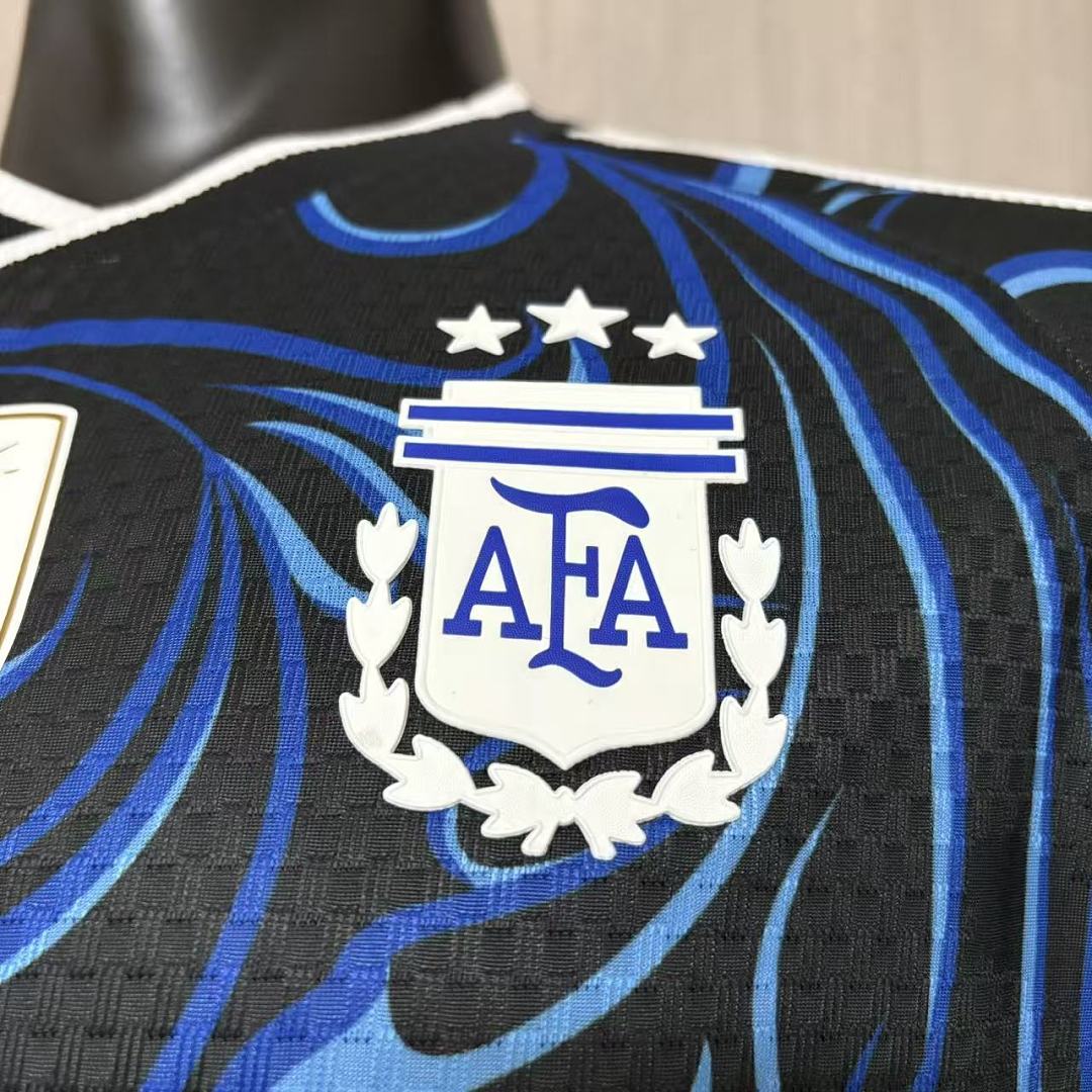 2026 World Cup Player Version Argentina Away Patch World Cup Jersey Mens Size