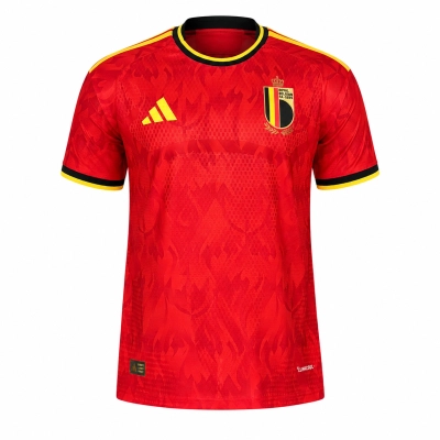 2026 World Cup Player version Belgium home jersey   01