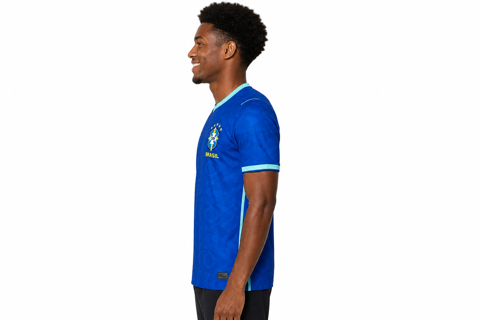 Camiseta azul de Brasil para hombre, versión de jugador, del Mundial de 2026, talla para hombre