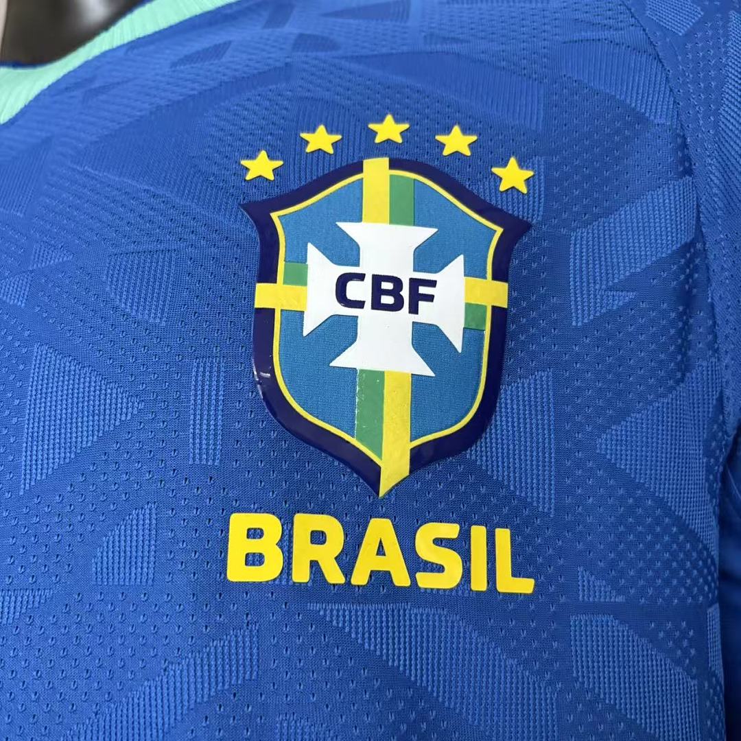 Camiseta azul de Brasil para hombre, versión de jugador, del Mundial de 2026, talla para hombre