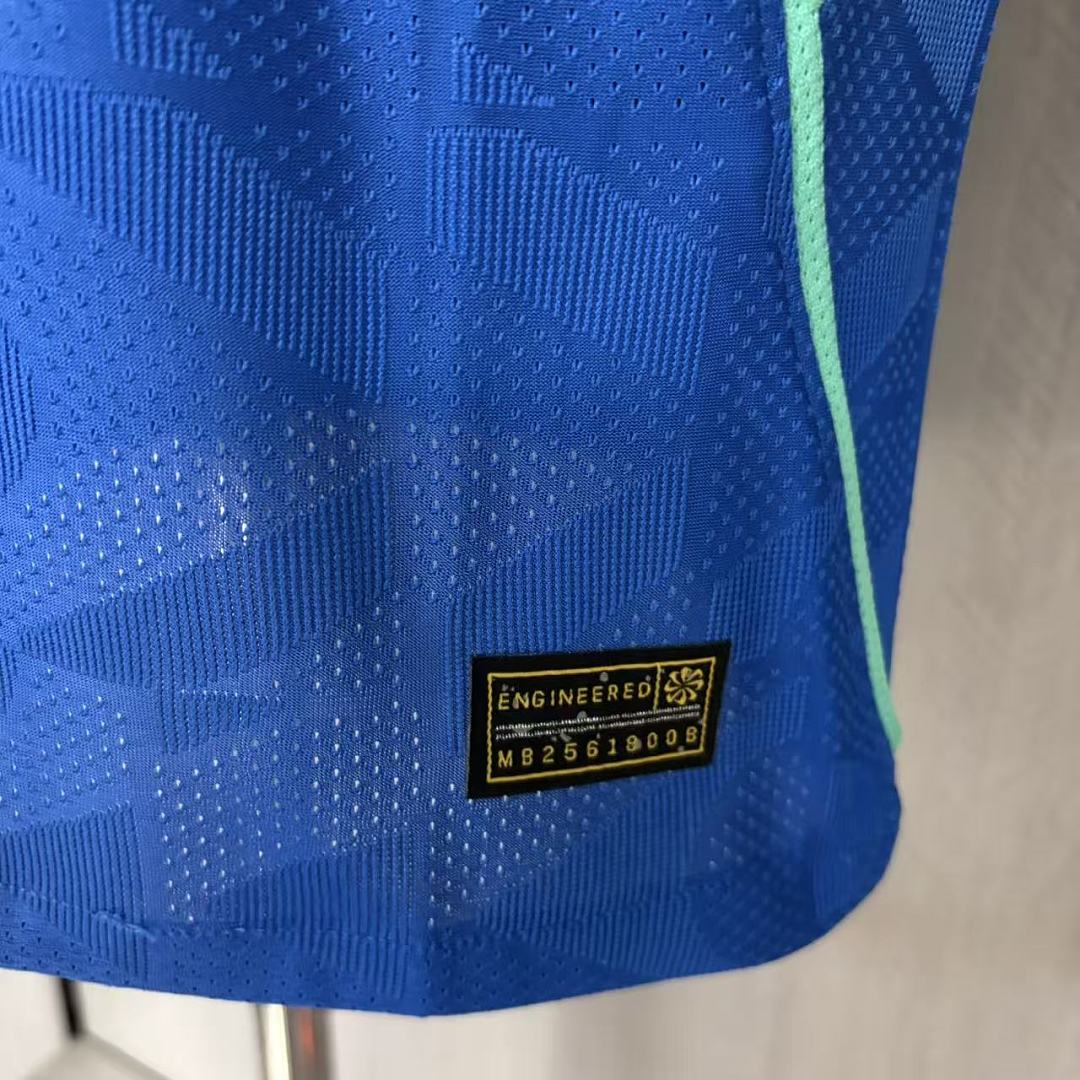 Camiseta azul de Brasil para hombre, versión de jugador, del Mundial de 2026, talla para hombre