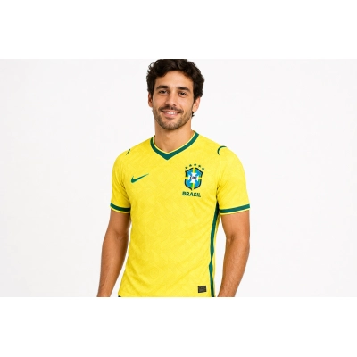 2026 World Cup Player version Brazil home Jersey  Men's Size 02