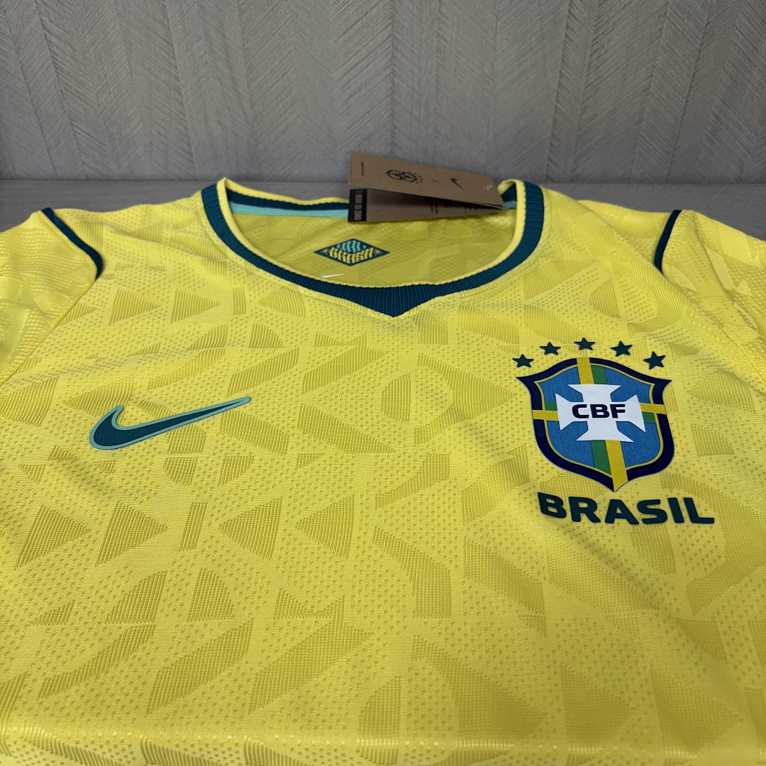 2026 World Cup Player version Brazil home Jersey  Men's Size
