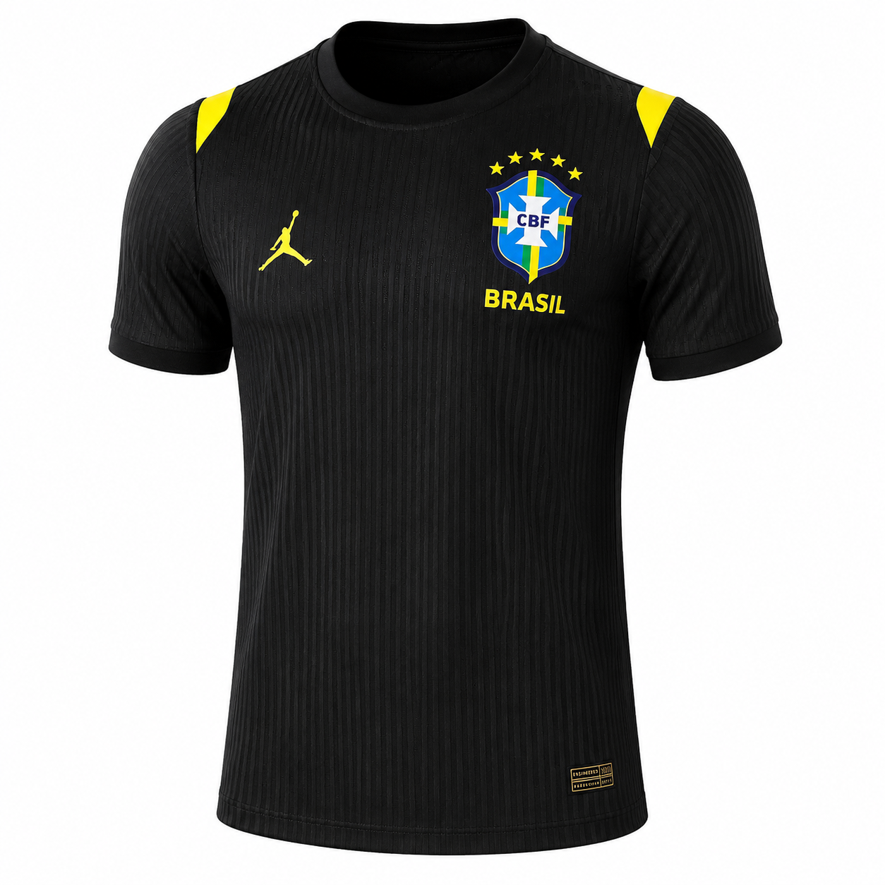 2026 World Cup Player Version Brazil Training Kit Black Jersey Men's Size
