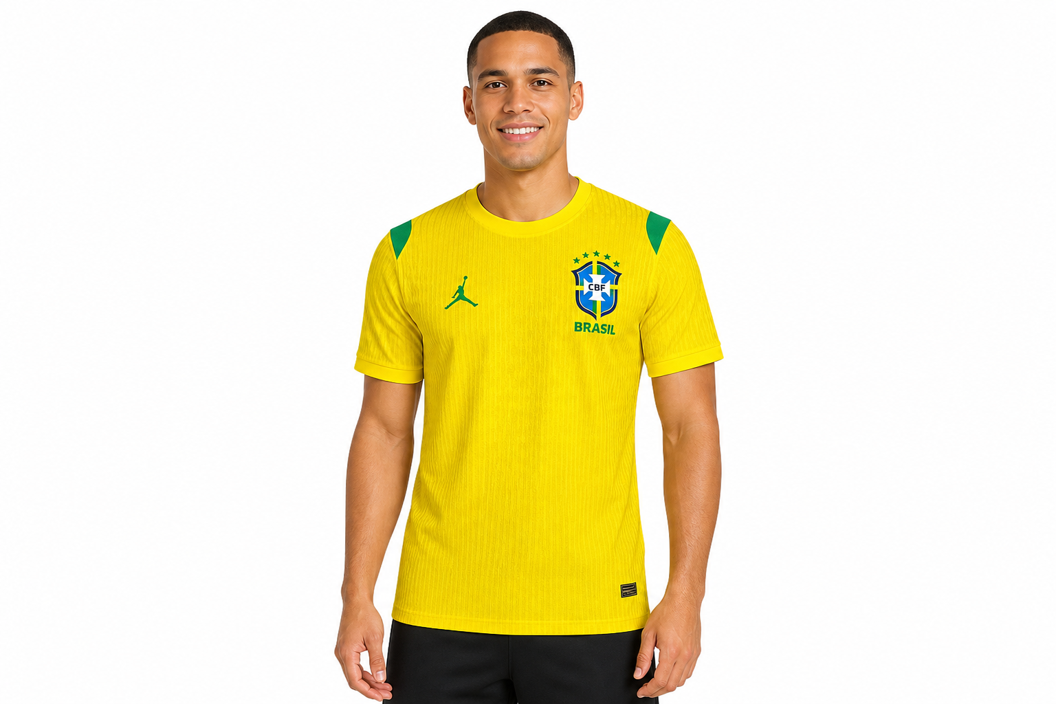 2026 World Cup Player Version Brazil Training Kit Yellow Jersey Men's Size