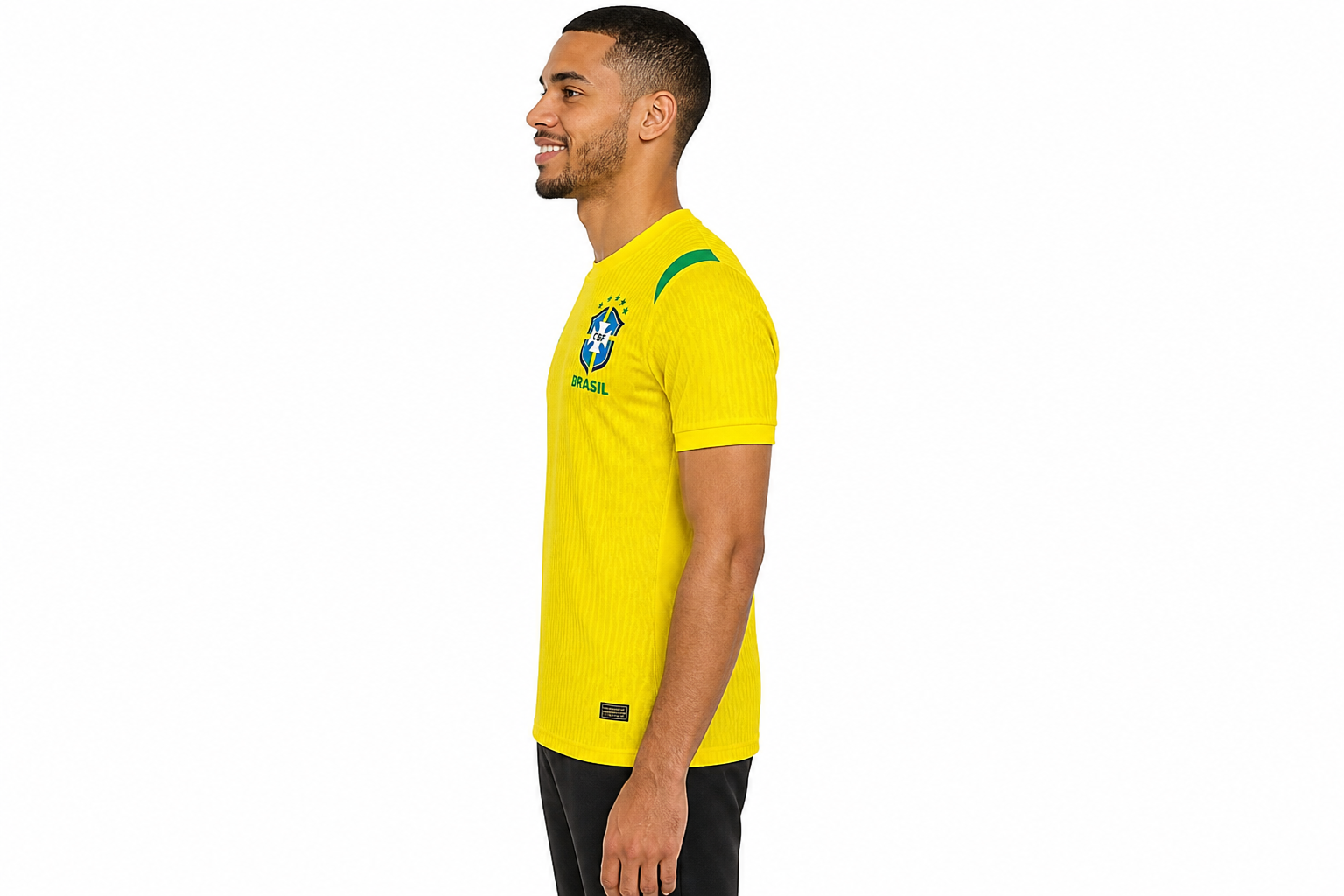 2026 World Cup Player Version Brazil Training Kit Yellow Jersey Men's Size