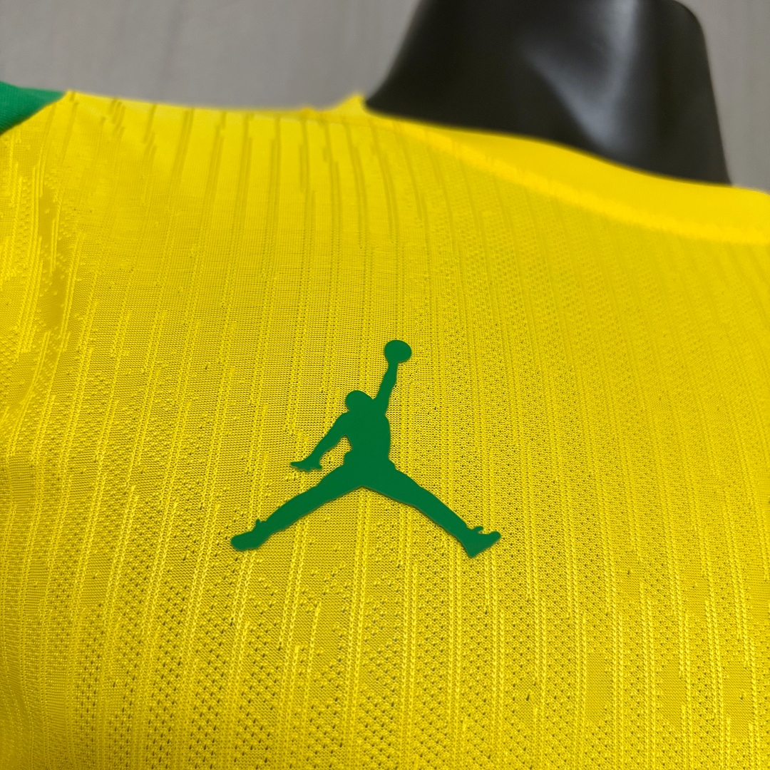 2026 World Cup Player Version Brazil Training Kit Yellow Jersey Men's Size