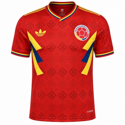 2026 World Cup Player Version Colombia Red Jersey 01