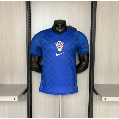 2026 World Cup Player version Croatia away Jersey  02