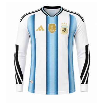 2026 World Cup Player version long sleeved Argentina home jersey Mens Size 01