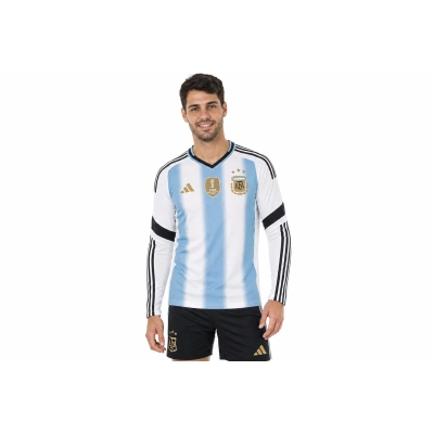2026 World Cup Player version long sleeved Argentina home jersey Mens Size 02