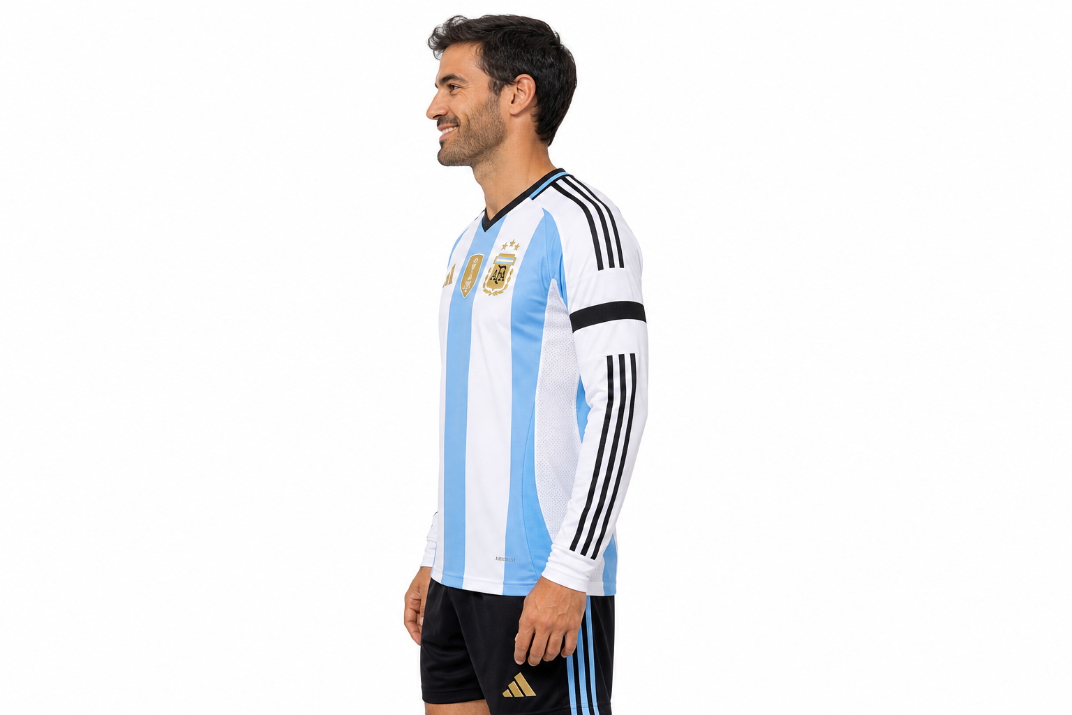 2026 World Cup Player version long sleeved Argentina home jersey Mens Size