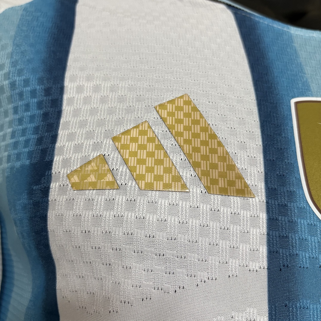 2026 World Cup Player version long sleeved Argentina home jersey Mens Size