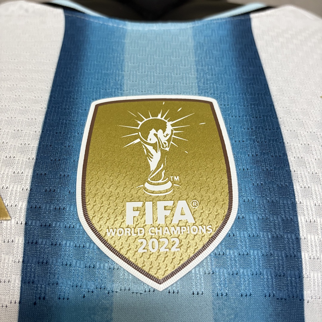 2026 World Cup Player version long sleeved Argentina home jersey Mens Size