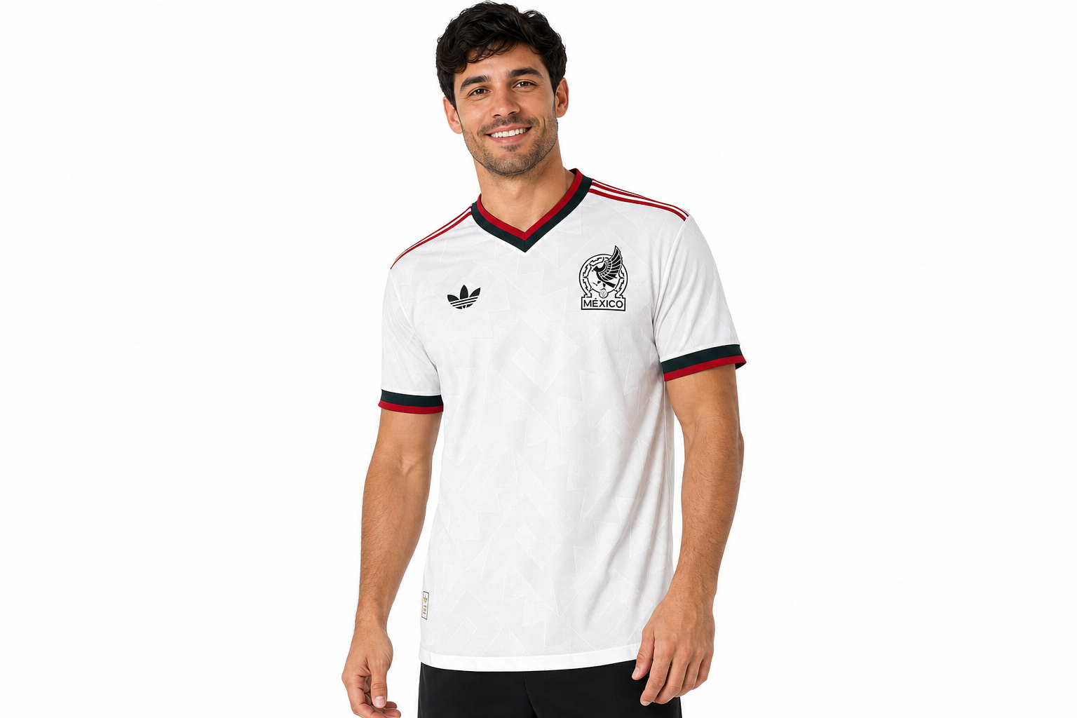 Camiseta de visitante de México para el Mundial de 2026, versión para jugadores, talla para hombre
