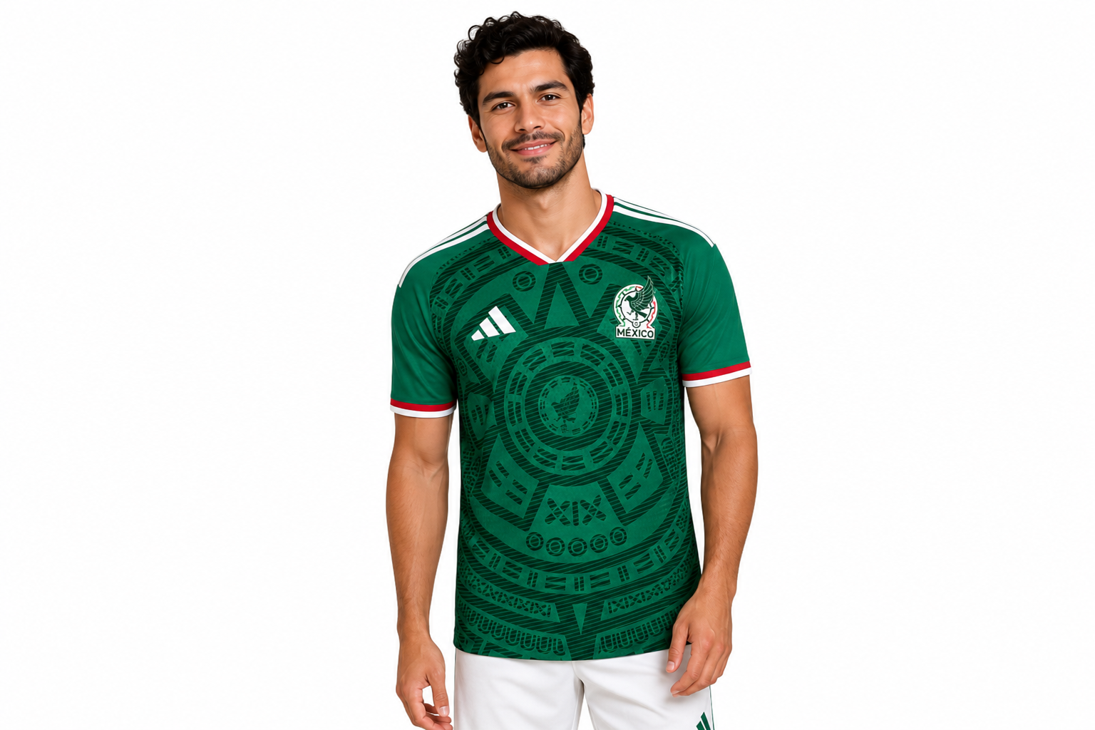 Camiseta local de México para el Mundial de 2026, versión para jugador, talla para hombre